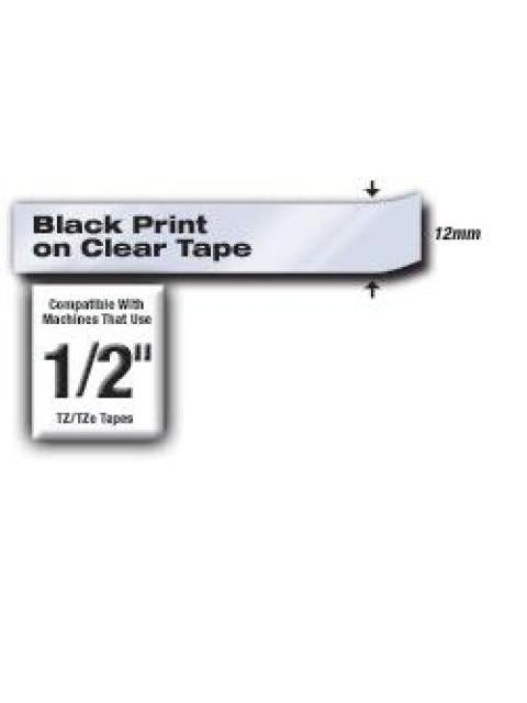 CINTA BROTHER TZE131 NEGRO SOBRE CLARO 12MM X 8M - Image 4