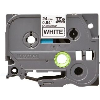 CINTA BROTHER TZE251 NEGRO EN BLANCO 24MM X 8M SIN EXTRA FUERTE