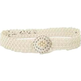 CINTURON TEXTURA CREMA HOLLY LAND