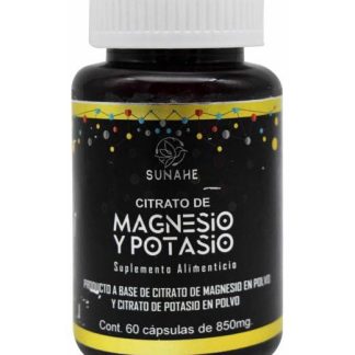 CITRATO DE MAGNESIO Y POTASIO 60 CAP SUNAHE