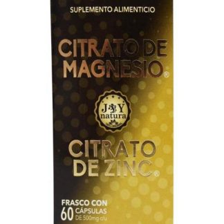 CITRATO DE MAGNESIO Y ZINC 60 CAP JOY NATURA
