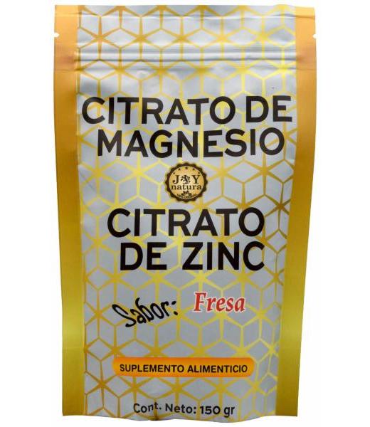 CITRATO DE MAGNESIO ZINC SAB FRESA 150 G JOY NATURA