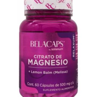 CITRATO MAGNESIO LEMON BALM 60 CAP SOLANUM BELACAPS