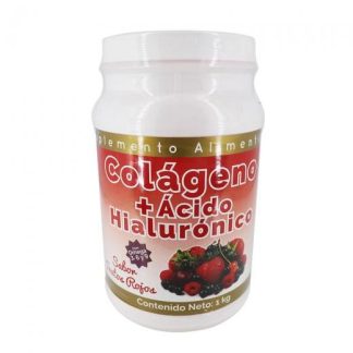 COLAGENO+ACIDO HIALURONICO SABOR FRUTOS ROJOS 1KG C OMEGA36 Y 9. MIEL SALUD Y VIDA