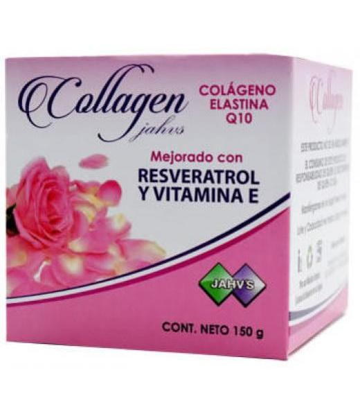 COLAGENO COLLAGEN RESVERATROL Y VITAMINA E 150 G NATURAL JAHVS