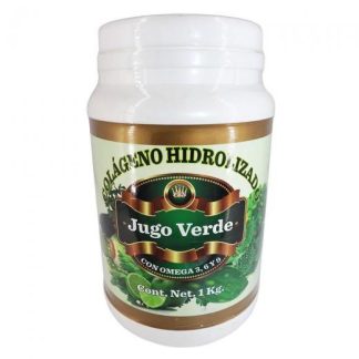 COLAGENO HIDROLIZADO JUGO VERDE CON AMARANTO 1KG CON OMEGA 36 Y 9 MIEL SALUD Y VIDA