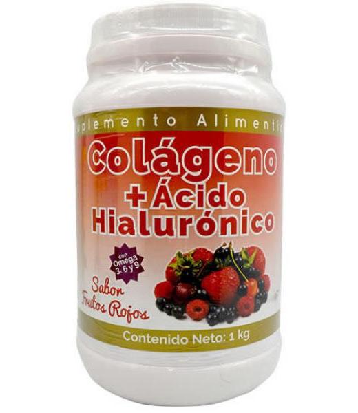 COLAGENO Y ACIDO HIALURONICO FRUTOS ROJOS 1 KG PRETTY BEE