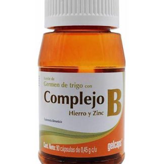 COMPLEJO B HIERRO Y ZINC 90 CAP GELCAPS