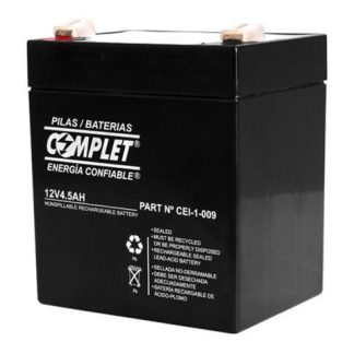 COMPLET BATERIA SELLADA CEI-1-009 VRLA 12V 4500MAH