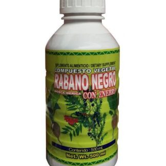 COMPUESTO VEGETAL RABANO NEGRO C ENEBRO 500ML. CALCULOS RENALES NUTRY SALUD