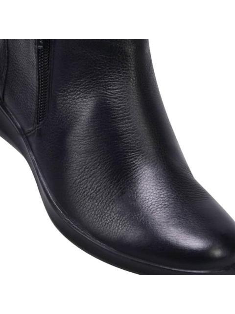 BOTIN DE PIEL NEGRO FLEXI - Image 4