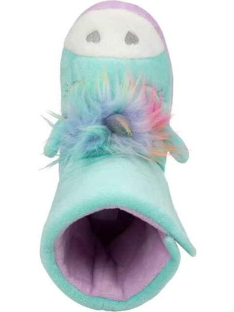 PANTUFLA BOTA UNICORNIO AZUL MENTA VIVIS SHOES KIDS - Image 5