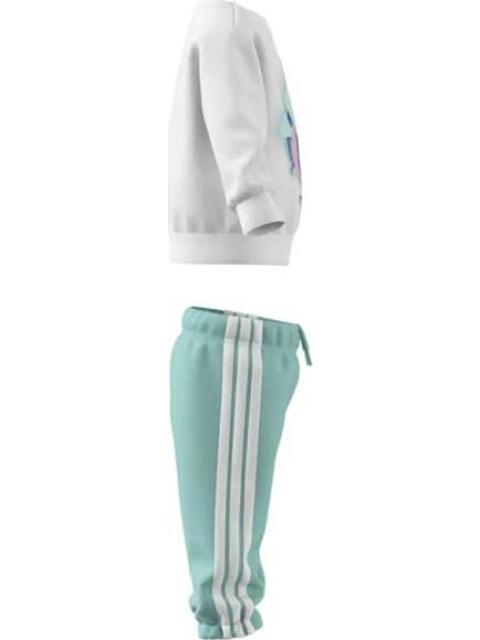 CONJUNTO 2 PIEZAS I DY LS JOG BLANCO ADIDAS - Image 3