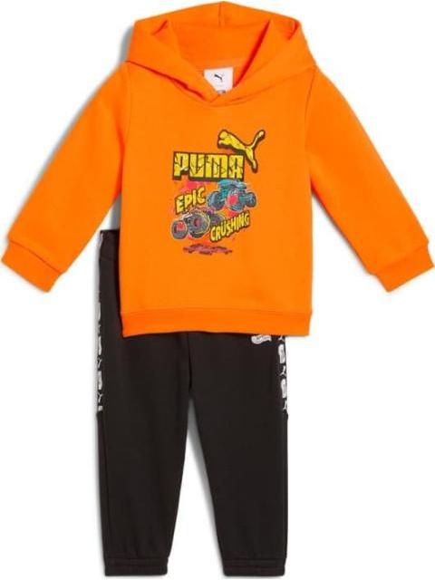 CONJUNTO 2 PIEZAS PUMA X HOT WHEELS MINICATS NARANJA PUMA