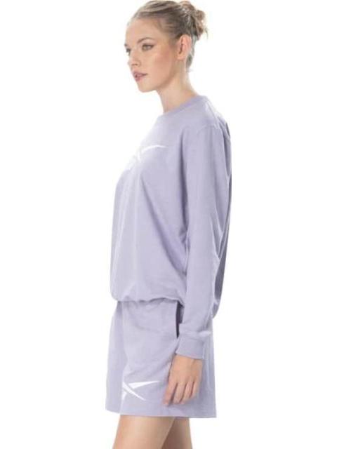 CONJUNTO 2 PIEZAS SET CREW SHORT BIG VECTOR MORADO REEBOK - Image 4