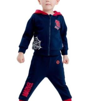 CONJUNTO SPIDERMAN AZUL MARINO MARVEL