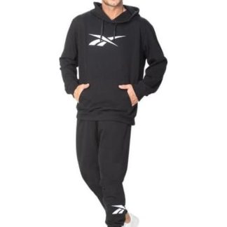 CONJUNTO SUDADERA Y PANTS NEGRO REEBOK