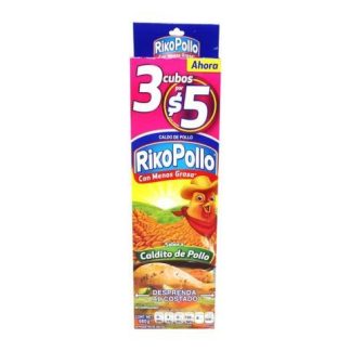 CONSOME RIKO POLLO PAQUETE CON 20 PIEZAS DE 33 GR