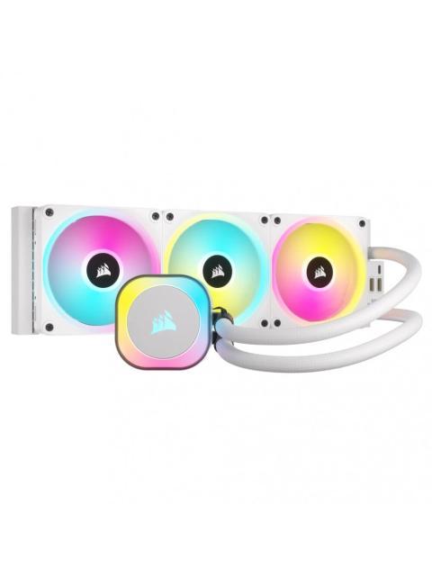 CORSAIR ICUE LINK H150I RGB ENFRIAMIENTO LIQUIDO PARA CPU 3X 120MM HASTA 2400RPM BLANCO