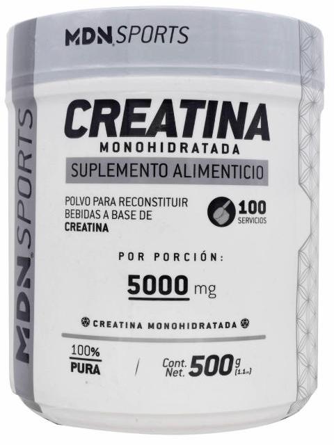 CREATINA MONOHIDRATADA 500 G MDN SPORTS