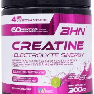 CREATINE ELECTROLYTE SINERGY LIMONADA ROSA 300 G BHN