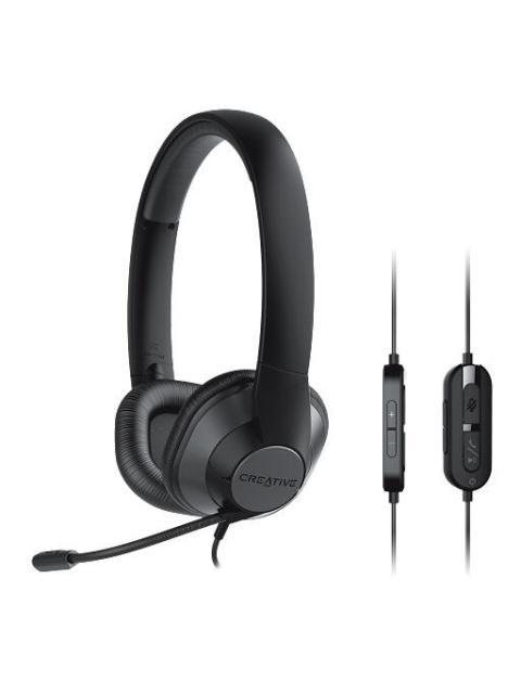 CREATIVE LABS AUDIFONOS CON MICROFONO HS-720 V2 ALAMBRICO USB NEGRO - Image 3