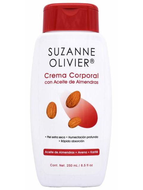 CREMA CORPORAL ACEITE DE ALMENDRAS 250 ML SUZANNE OLIVIER