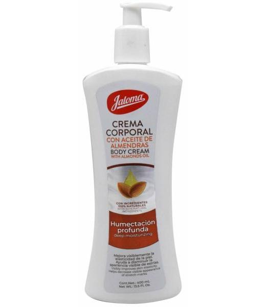 CREMA CORPORAL CON ACEITE DE ALMENDRAS 400 ML JALOMA