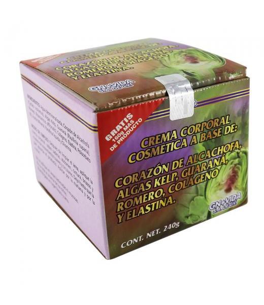 CREMA CORPORAL COSMETICA A BASE DE CORAZON DE ALCACHOFA CONT. 300 GN+VIDA