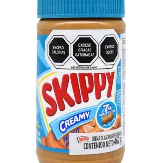 CREMA DE CACAHUATE CREMOSA 462 G SKIPPY