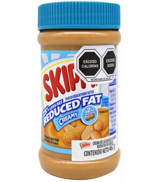 CREMA DE CACAHUATE CREMOSA REDUCIDA EN GRASA 462 G SKIPPY
