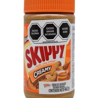 CREMA DE CACAHUATE TOSTADO CON MIEL 462 G SKIPPY