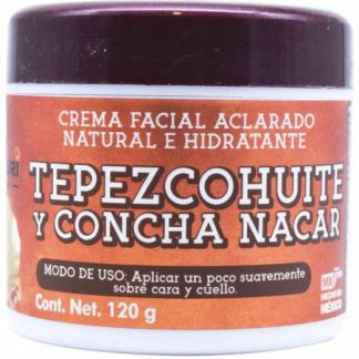 CREMA DE TEPEZCOHUITE Y CONCHA NACAR 120 G RARAMURI