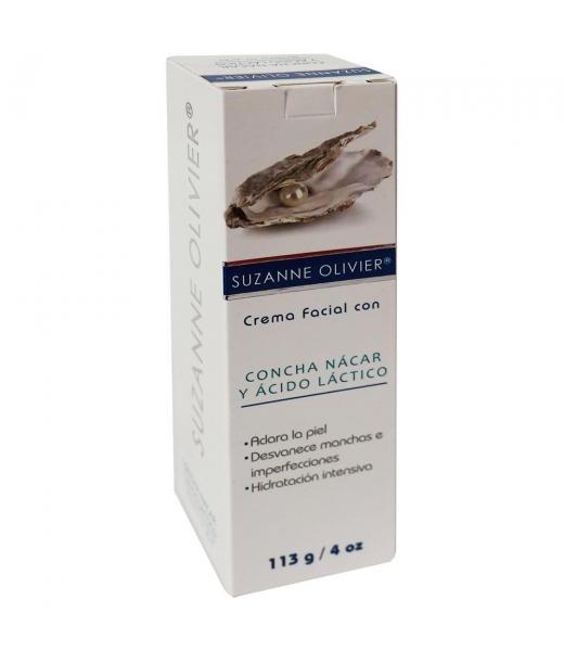 CREMA FACIAL C CONCHA NACAR Y ACIDO LACTICO 113GR LAB. ANTEII