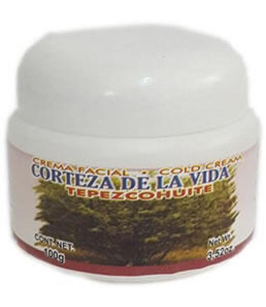 CREMA FACIAL CORTEZA DE LA VIDA 100 GR. TEPEZCOHUITE YERBO