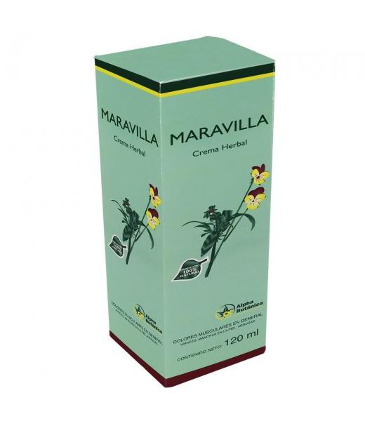 CREMA MARAVILLA 120ML. CREMA HERBAL DOLORES MUSCULARES EN GENERAL HIERBAS SUECAS