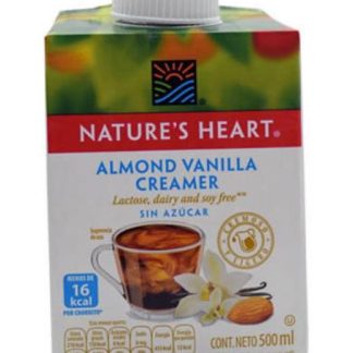 CREMA PARA CAFE ALMENDRA VAINILLA 500 ML NATURES HEART