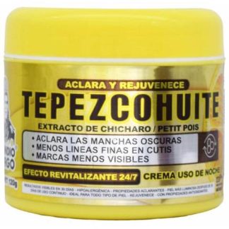 CREMA TEPEZCOHUITE ACLARANTE NOCHE 120 G DEL INDIO PAPAGO