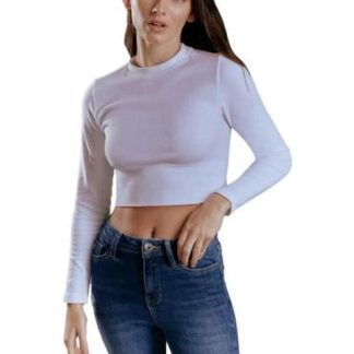 CROP TOP SEAMLESS BLANCO HOLLY LAND