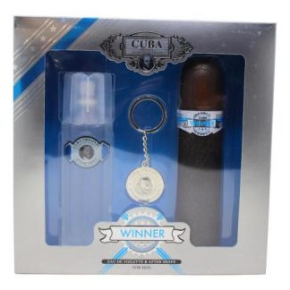 CUBA WINNER (EDT 100 ML + AFTER SHAVE 100 ML + LLAVERO)