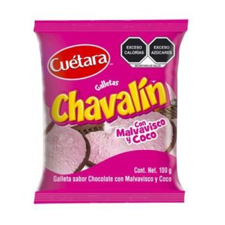 CUETARA GALLETA CHAVALIN CON COCO 100 GR