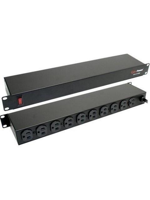CYBERPOWER PDU PARA RACK 1U CPS1215RM 15A 120V 10 CONTACTOS