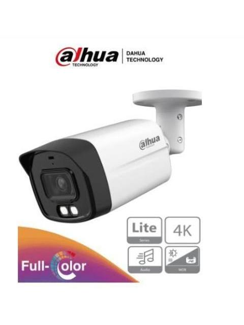 DAHUA HACHFW1809TLMALED CAMARA BULLET 4K FULL COLOR- 8 MEGAPIXELES- LENTE DE 2.8MM- 106 GRADOS DE APERTURA- MICROFONO INTEGRADO- 40 IR