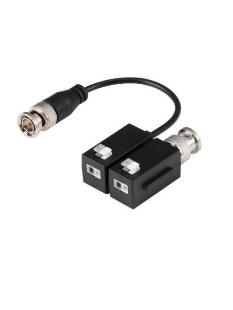 DAHUA PAR DE TRANSCEPTORES PASIVOS 4K BNC MACHO HASTA 200 METROS