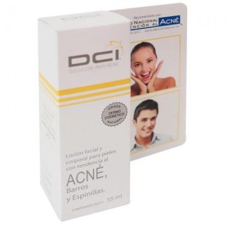 DCI SOLUCION ANTI-ACNE 35ML. LOCION FACIAL Y CORPORAL PARA PIELES LAB. CRISALDI