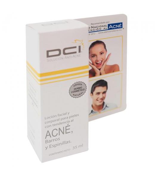 DCI SOLUCION ANTI-ACNE 35ML. LOCION FACIAL Y CORPORAL PARA PIELES LAB. CRISALDI