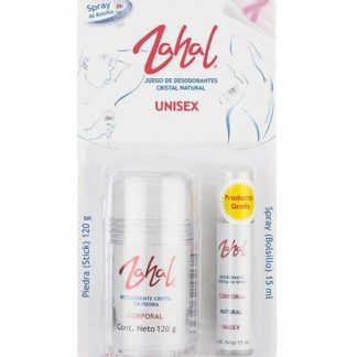 DESODORANTE CRISTAL EN PIEDRA CORPORAL UNISEX 60GR ZAHAL