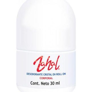DESODORANTE CRISTAL EN ROLL ON 30ML CORPORAL ZAHAL