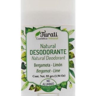 DESODORANTE EN BARRA BERGAMOTA LIMON 55 G TURATI