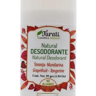 DESODORANTE EN BARRA TORONJA MANDARINA 55 G TURATI